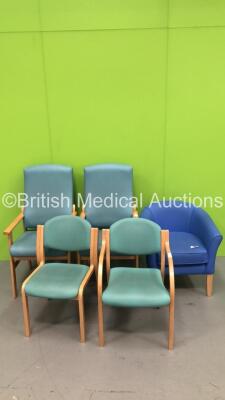 5 x Waiting Room / Bedside Chairs *S/N NA*