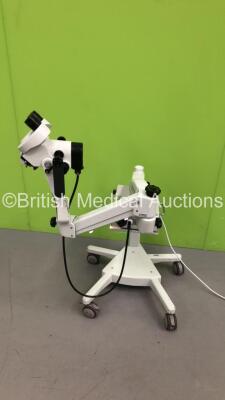 Olympus OCS 500 Colposcope on Stand with 2 x WHS10X-H/22 Eyepieces and Olympus CLH-SC Light Source (Powers Up with Good Bulb) *S/N 07251* - 5
