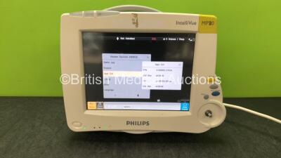 IntelliVue MP20 Patient Monitor (Powers Up with Scratched Screen and Missing Dial-See Photo)