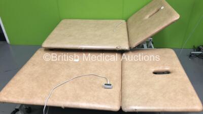 2 x Huntleigh Akron Ref.4412/2/SHS Treatment Couches with 1 x Controller (1 x Power, 1 x No Power) *212257 / 212255*