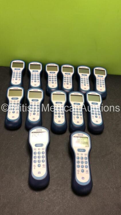13 x Abbott Freestyle Precision Pro Glucose Analyzers (2 Power Up. 9 No Power Due to Possible Flat Batteries)