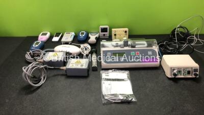 Mixed Lot Including Fetal Dopplers, piCO Smokerlizers MRI Power Supplies and Thermometers