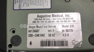 Mixed Lot Including 1 x BladderScan Battery Charger with 2 x Batteries and 1 x Augustine Medical Inc Ranger Blood/Fluid Warmer - 4