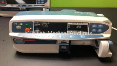 Job Lot Including 4 x Cardinal Health Alaris GH Guardrails Plus Syringe Pumps and 2 x CareFusion Alaris GH Guardrails Plus Syringe Pumps (2 x Require Service and 1 x Powers Up with Blank Screen) - 3