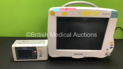 Philips Intellivue MP50 Anesthesia Monitor Software Revision G.01.80 *Mfd 2009* (Powers Up) 1 x Philips Intellivue X2 Handheld Patient Monitor Including ECG, SpO2, NBP, Press and Temp Options *Mfd 2011* (Powers Up with Stock Battery) and 1 x Philips M4607