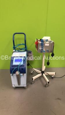 1 x CritiCool Hypothermia Cooling Machine with Hoses (Powers Up with Error - See PIctures) and 1 x VBM Tourniquet with Hoses on Stand (Powers Up)