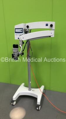 Zeiss OPMI Pico Surgical Microscope with Zeiss F170 Binoculars, 2 x 12,5x Eyepieces and f=200 Lens on Zeiss Stand with Zeiss Digital MediLive Video Control Unit (Powers Up) *S/N 6627103946* - 3