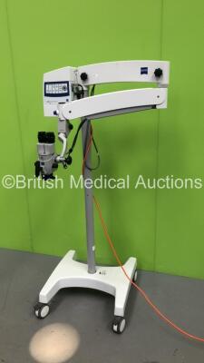 Zeiss OPMI Pico Surgical Microscope with Zeiss F170 Binoculars, 2 x 12,5x Eyepieces and f=200 Lens on Zeiss Stand with Zeiss Digital MediLive Video Control Unit (Powers Up) *S/N 6627103946* - 4