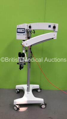 Zeiss OPMI Pico Surgical Microscope with Zeiss F170 Binoculars, 2 x 10x Eyepieces and f=200 Lens on Zeiss Stand with Zeiss Digital MediLive Video Control Unit (Powers Up) *S/N 6627201250**