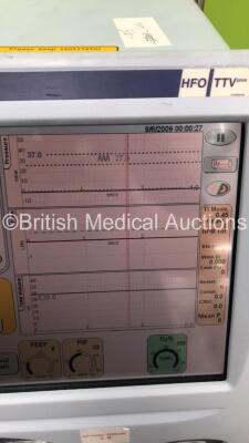 SLE5000 Infant Ventilator HFO TTV Plus Model M-1 Software Version 5.0 on Stand with Hoses (Powers Up) * Mfd 10/2011 * **SN 55062** - 5