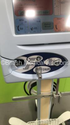 SLE5000 Infant Ventilator HFO TTV Plus Model M-1 Software Version 5.0 on Stand with Hoses (Powers Up) * Mfd 10/2011 * **SN 55062** - 8