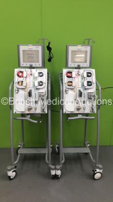 2 x Edwards Lifescience Aquaris Dialysis Machines - Software Version 6 (Both Power Up)