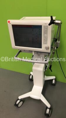 Drager Evita XL Ventilator Ref 8414900-34 Software Version 06.12 - Running Hours 82281 with Hoses (Powers Up - Small Damage to Corner of Screen) *S/N ARZC-0292* **Mfd 2008** ***A/N 0011204*** - 9