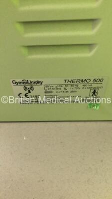 gymna Thermo 500 Shortwave Therapy Unit with Thermoplode 140 Head (Powers Up) *S/N 00621* **Mfd 2007** - 9