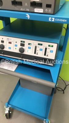 Valleylab Force FX-8C Electrosurgical / Diathermy Unit on Stand with Dome Footswitch, Valleylab Argon Gas Delivery Unit II with Accessories (Powers Up) *S/N F2E22365A / G3B2791UX* **A/N 0005801 / MP24033 / MP24033* - 9