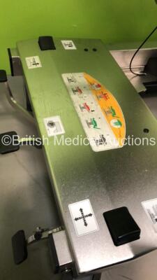 Maquet Otesus Manual Operating Table Model No 1150.20B0 with Cushions (Hydraulics Tested Working) *S/N 00165* **Mfd 2007** - 9