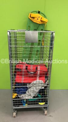 Mixed Cage Including Ambulance Bags, RedVac Vacuum Mattress and Scoop Stretcher (Cage Not Included) - 2
