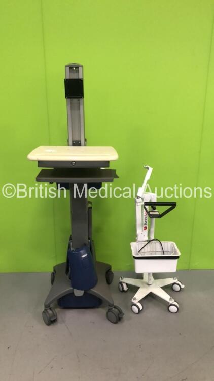 1 x Ergotron Mobile Workstation and 1 x AccuVein Stand