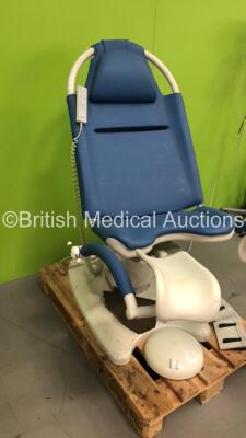 Maquet Radius Gynecology Chair Ref 1557.05AB.P3 with Controller (Powers Up) *S/N 02006* **Mfd 2003** - 5