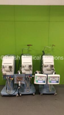 3 x Gambro AK96 Dialysis Machines with Hoses (2 x Power Up - 1 x Spares and Repairs)