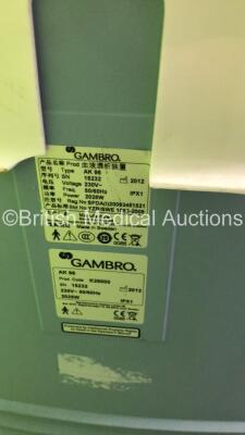 3 x Gambro AK96 Dialysis Machines with Hoses (2 x Power Up - 1 x Spares and Repairs) - 8