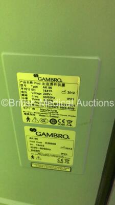 3 x Gambro AK96 Dialysis Machines with Hoses (2 x Power Up - 1 x Spares and Repairs) - 9