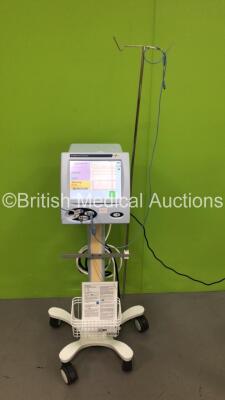 SLE5000 Infant Ventilator HFO TTV Plus Model M-1 Software Version 5.0 on Stand with Hoses (Powers Up) * Mfd 10/2011 * **SN 55063** - 2