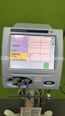 SLE5000 Infant Ventilator HFO TTV Plus Model M-1 Software Version 5.0 on Stand with Hoses (Powers Up) * Mfd 10/2011 * **SN 55063** - 3
