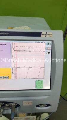 SLE5000 Infant Ventilator HFO TTV Plus Model M-1 Software Version 5.0 on Stand with Hoses (Powers Up) * Mfd 10/2011 * **SN 55063** - 5