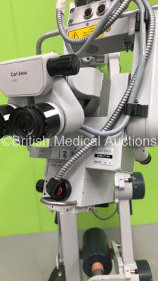 Carl Zeiss OPMI CS-NS Dual Operated Surgical Microscope with 2 x f=170 Binoculars, 4 x 12,5x/18B T* Eyepieces, Carl Zeiss Varioskop AF Unit, Zeiss Superlux 301 Light Source, Zeiss NC31 Control Unit and Footswitch (Powers Up with Good Bulb) - 11
