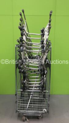 Cage of 17 x Zimmer Frames (Cage Not Including) - 2