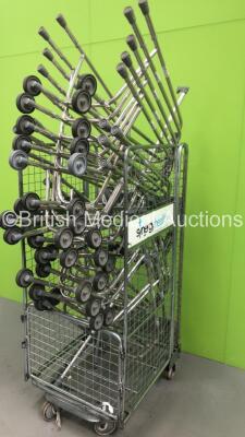 Cage of 17 x Zimmer Frames (Cage Not Including) - 3
