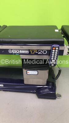 Eschmann T-20 Electric Operating Table with Controller and Cushions (Powers Up) *Mfd 06/2003* - 3