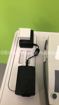 Verathon BVI 3000 Bladder Scanner Part No 0570-0090 with Transducer, 2 x Batteries and Battery Charger (Powers Up - Missing Printer Cover) *S/N 01119379* - 5