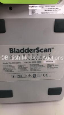 Verathon BVI 3000 Bladder Scanner Part No 0570-0090 with Transducer, 2 x Batteries and Battery Charger (Powers Up - Missing Printer Cover) *S/N 01119379* - 10