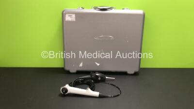 Karl Storz 11272VP Video Urethro-Cystoscope in Case - Engineer's Report : Optical System - Untested, Angulation - No Fault Found, Insertion Tube - No Fault Found, Light Transmission - No Fault Found, Channels - No Fault Found, Leak Check - No Fault Found 
