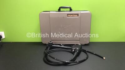 Pentax EC-3885LK Twin Channel Video Colonoscope in Case - Engineer's Report : Optical System - No Fault Found, Angulation - No Fault Found, Insertion Tube - No Fault Found, Light Transmission - No Fault Found, Channels - No Fault Found, Leak Check - No Fa