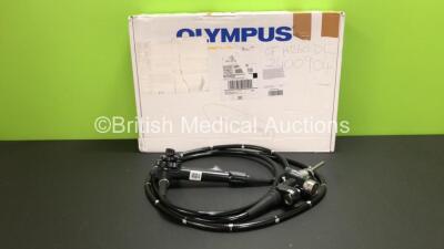 Olympus CF-H260DL Video Colonoscope in Case - Engineer's Report : Optical System - No Fault Found, Angulation - No Fault Found, Insertion Tube - No Fault Found, Light Transmission - No Fault Found, Channels - No Fault Found, Leak Check - No Fault Found, O