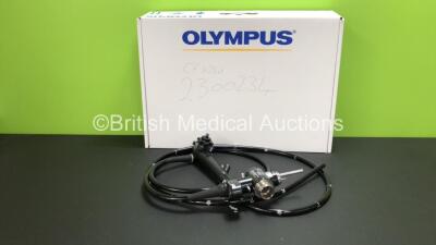 Olympus CF-H260DL Video Colonoscope in Case - Engineer's Report : Optical System - No Fault Found, Angulation - No Fault Found, Insertion Tube - No Fault Found, Light Transmission - No Fault Found, Channels - No Fault Found, Leak Check - No Fault Found, O
