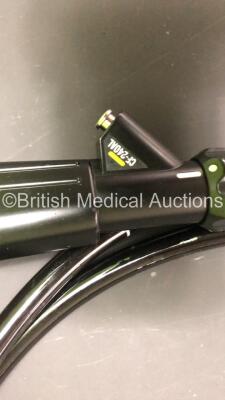 Olympus CF-240AL Video Colonoscope - Engineer's Report : Optical System - Black Mark on Image, Angulation - No Fault Found, Insertion Tube - No Fault Found, Light Transmission - No Fault Found, Channels - No Fault Found, Leak Check - No Fault Found *20101 - 2