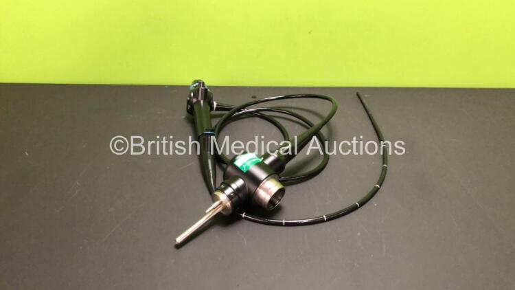 Olympus BF Type 200 Video Bronchoscope - Engineer's Report : Optical System - No Fault Found, Angulation - No Fault Found, Insertion Tube - No Fault Found, Light Transmission - No Fault Found, Channels - No Fault Found, Leak Check - No Fault Found *25009