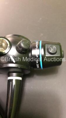 Olympus BF Type 200 Video Bronchoscope - Engineer's Report : Optical System - No Fault Found, Angulation - No Fault Found, Insertion Tube - No Fault Found, Light Transmission - No Fault Found, Channels - No Fault Found, Leak Check - No Fault Found *25009 - 2