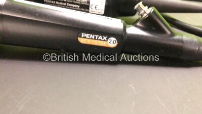 Pentax ECY-1570K Video Cystoscope - Engineer's Report : Optical System - No Fault Found, Angulation - No Fault Found, Insertion Tube - Crush and Kink Marks Present, Light Transmission - No Fault Found, Channels - No Fault Found, Leak Check - No Fault Foun - 2