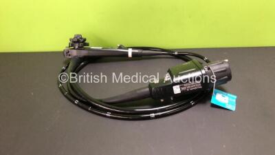 Pentax EG-2990i Video Gastroscope in Case - Engineer's Report : Optical System - Untested, Angulation - Strained, Insertion Tube - No Fault Found, Light Transmission - No Fault Found, Channels - No Fault Found, Leak Check - No Fault Found *A115610*