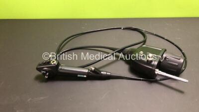 Pentax EB-1570K Video Bronchoscope in Case - Engineer's Report : Optical System - No Fault Found, Angulation - No Fault Found, Insertion Tube - No Fault Found, Light Transmission - No Fault Found, Channels - No Fault Found, Leak Check - No Fault Found *A - 2