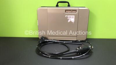 Pentax EC-3870LK Video Colonoscope in Case - Engineer's Report : Optical System - No Fault Found, Angulation - No Fault Found, Insertion Tube - No Fault Found, Light Transmission - No Fault Found, Channels - No Fault Found, Leak Check - Untested, Other Co