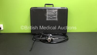 Olympus GIF-Q260 Video Gastroscope in Case - Engineer's Report : Optical System - No Fault Found, Angulation - No Fault Found, Insertion Tube - No Fault Found, Light Transmission - No Fault Found, Channels - No Fault Found, Leak Check - No Fault Found *2