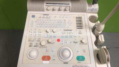Toshiba ECC-CEE SSA-340A Ultrasound Scanner *S/N E1515217* with 2 x Transducers / Probes (PVF-641VT and PVF-375AT) and Sony SVO-9500MDP Video Cassette Recorder (Powers Up) ***IR453*** - 2