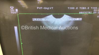 Toshiba ECC-CEE SSA-340A Ultrasound Scanner *S/N E1515217* with 2 x Transducers / Probes (PVF-641VT and PVF-375AT) and Sony SVO-9500MDP Video Cassette Recorder (Powers Up) ***IR453*** - 7