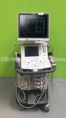 Toshiba Aplio 500 Flat Screen Ultrasound Scanner TUS-A500 *S/N T5A14Z2206* **Mfd 12/2014** Software Version AB_V5.00*R305 with 5 x Transducers / Probes (PVT-375BT *Mfd 10/2014* / PVT-375BT *Mfd 02/2009* / PVT-781VT *Mfd 11/2014* / PLT-1204BT *Mfd 12/2014*